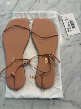 TKEES Women's Blush Minimal Ankle-Tie Sandals